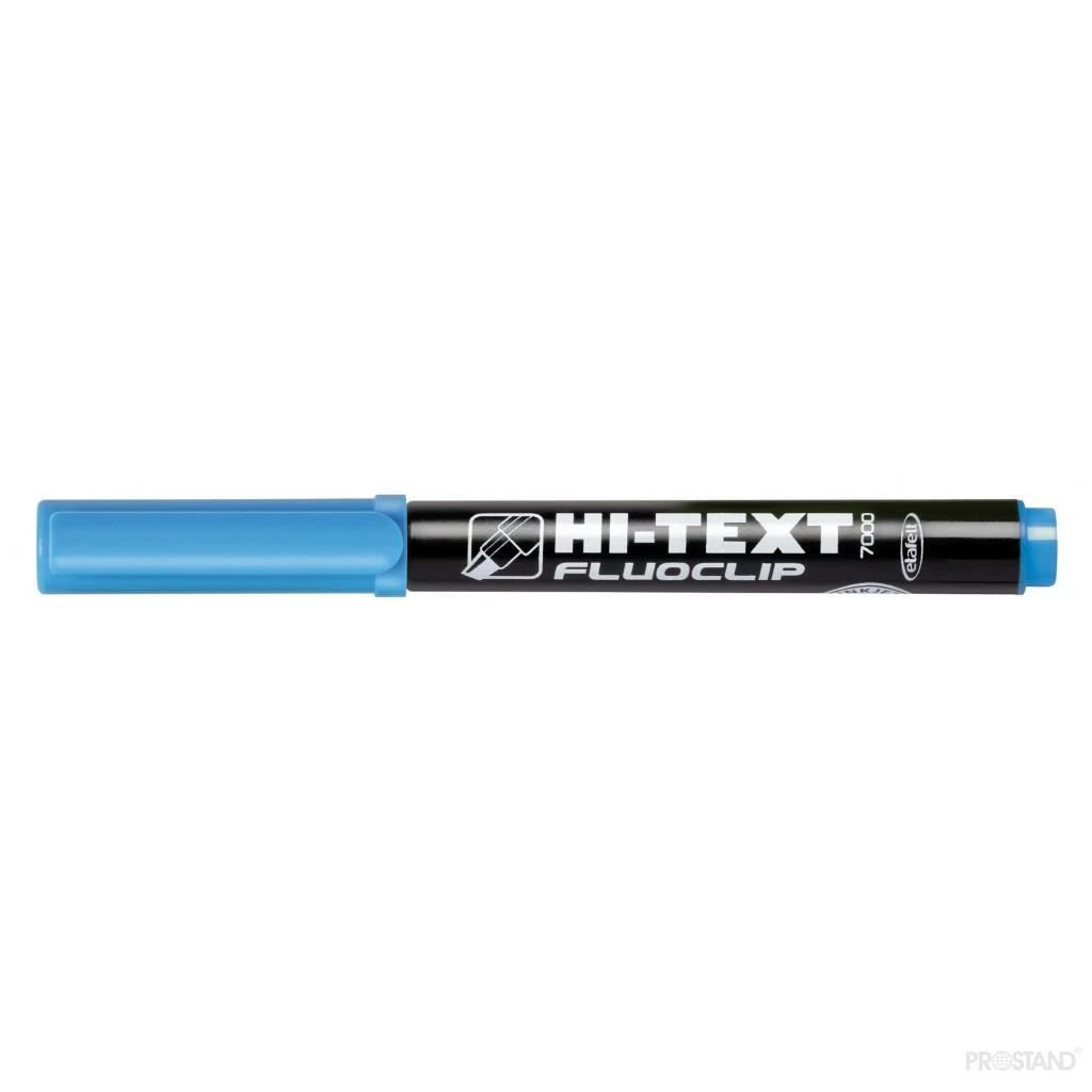 Tекстовыделитель  hi-text fluoclip 7000  27000hf012sm  1/12/432 164  albastru 2