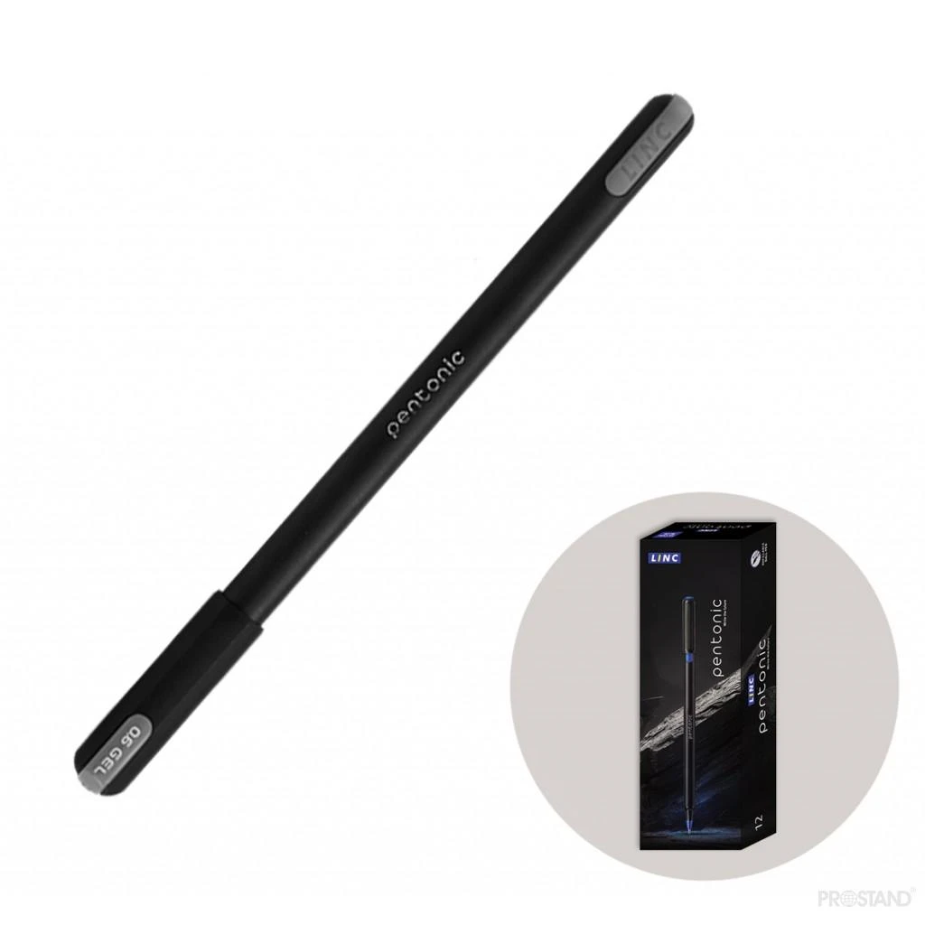 Pix gel linc pentonic  0.6mm  1/12  856 negru 2
