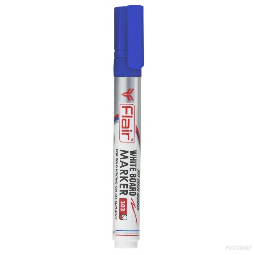 Marker white board flair carbonix 1387 1/12/60/720 albastru 2