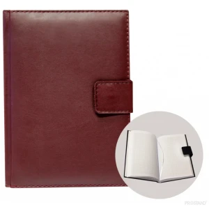 Agenda 140*200 mm lizy (185/185k) cu buton bordeaux Thumbnail 2