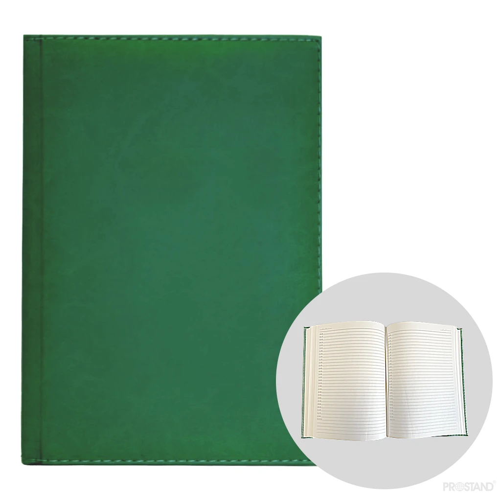 Agenda nedatata 140*200 mm ivory lizy th149 dark green 2