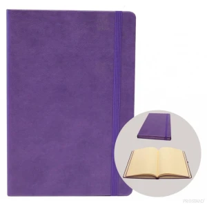 Agenda nedatata 140*210 mm ivory lizy 7118 linie violet