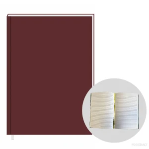 Agenda nedatata 140х200 mm coperta tare 168 pag.lizy 164 bordo