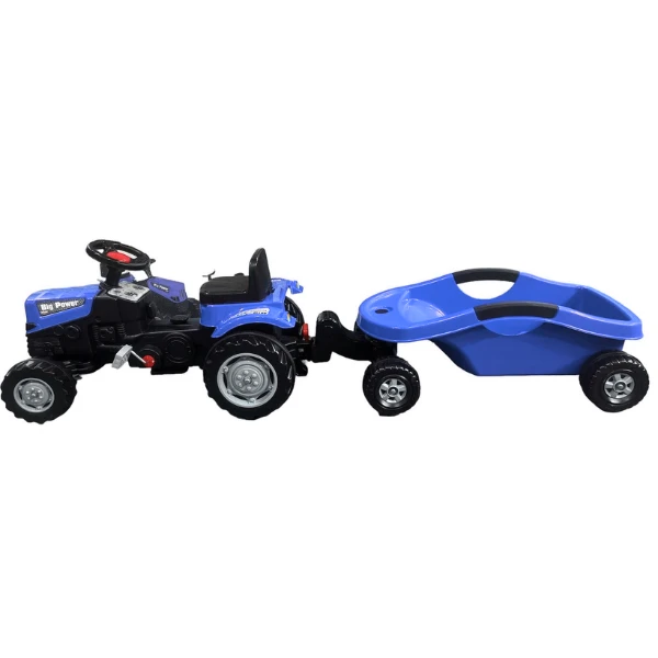 Tractor cu remorca power, albastru 2