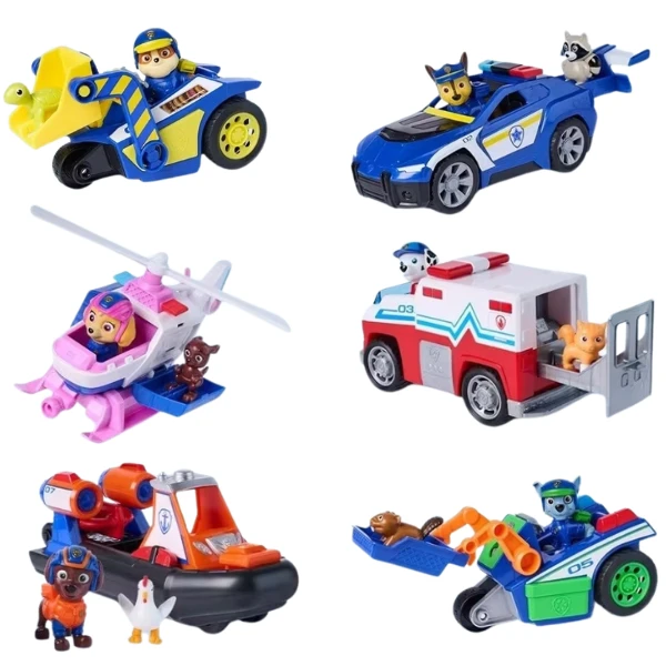 Vehicule de salvare cu inerție, seria "patrula cățelușilor", 6 modele 2