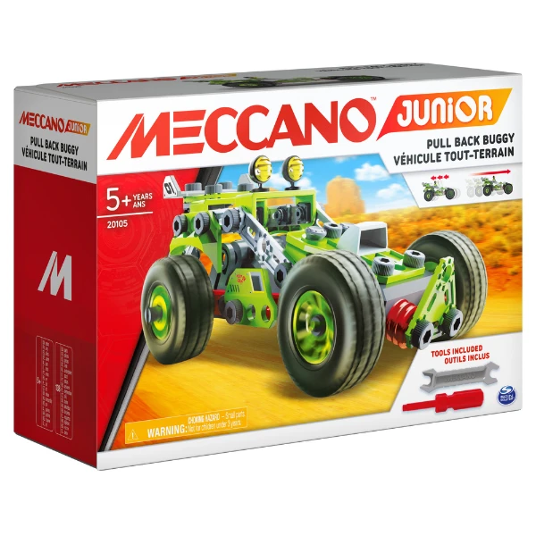 Set de construcție meccano junior "buggy", cu inerție, 138 piese 3