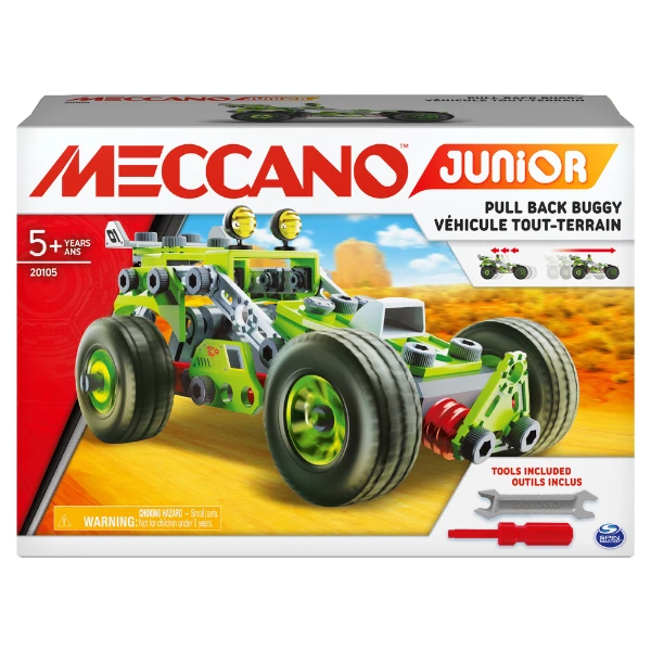 Set de construcție meccano junior "buggy", cu inerție, 138 piese 6