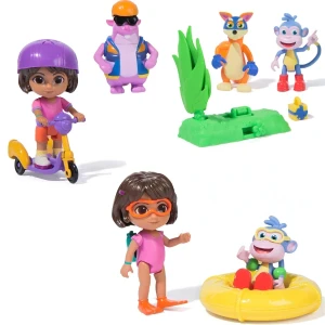 Set de joacă "dora exploratoarea și prietenii", 3 modele Thumbnail 2