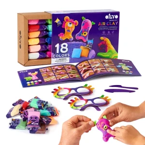 Set de plastilină ușoară, 18 buc. Thumbnail 1