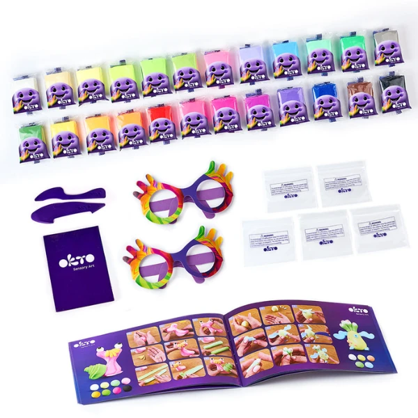 Set de plastilină ușoară, 24 buc. 3