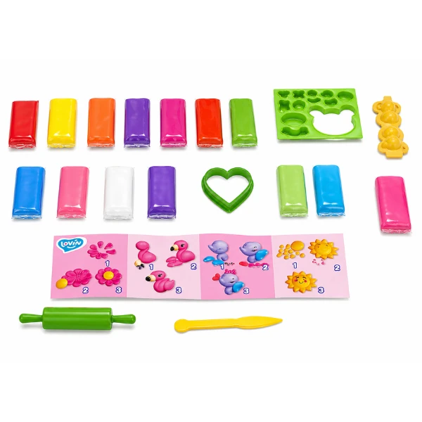 Set de modelare cu plastilină „animăluțe drăguțe" 2