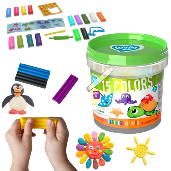 Set de modelare cu plastilină „animalele marine” 5