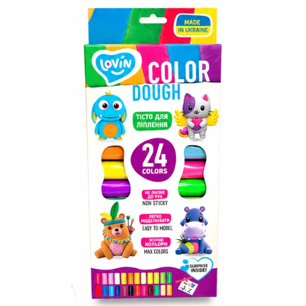 Set plastilină aerată „argilă ușoară” 24 culori 3