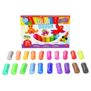 Set plastilină aerată „argilă ușoară” 20 culori
