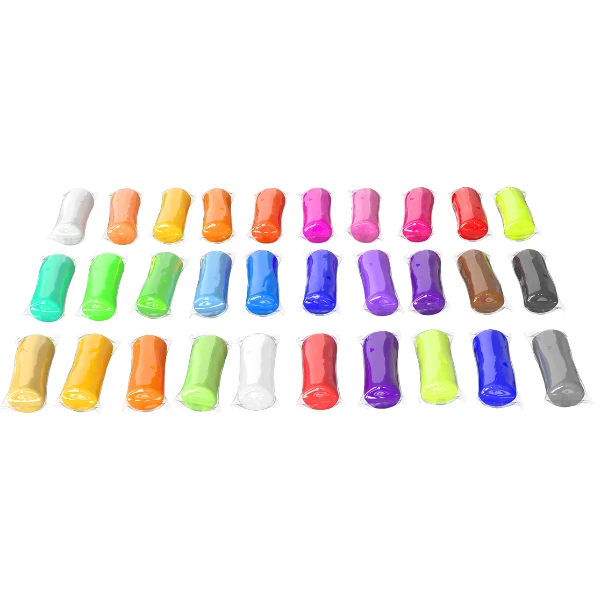 Set plastilină aerată „argilă ușoară” 30 culori 2