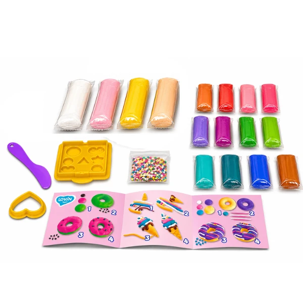 Set plastilină aerată „argilă ușoară: inimioară” 2