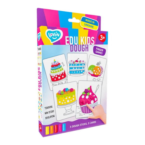 Set educativ cu plastilină „deserturi” 6