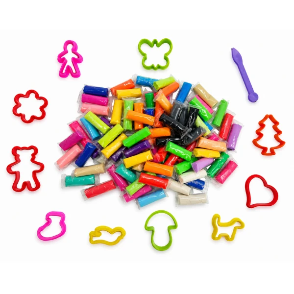 Set plastilină aerată „argilă ușoară”, 85 culori 2