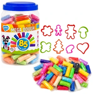 Set plastilină aerată „argilă ușoară”, 85 culori