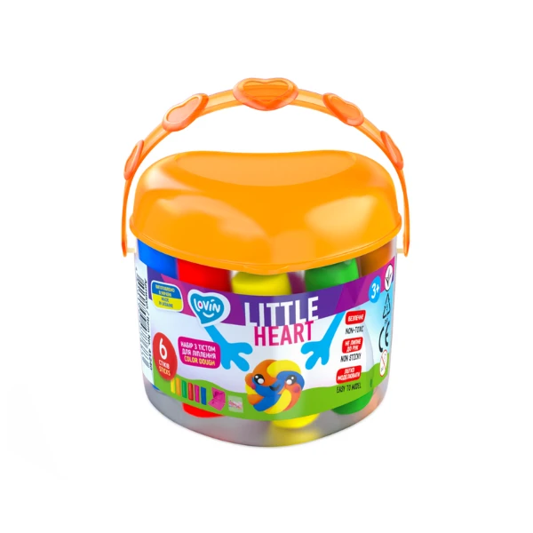 Set plastilină aerată „argilă ușoară” în găletușă, 4 modele 3