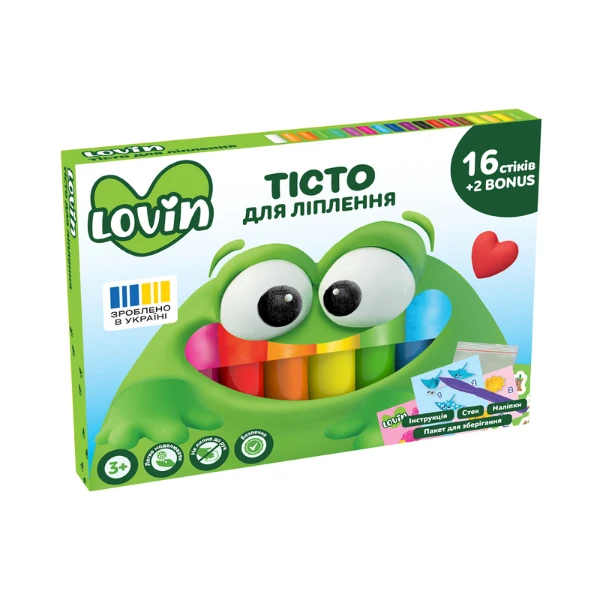 Set plastilină aerată „argilă ușoară” 16 culori + 2 bonus, 3 modele 2