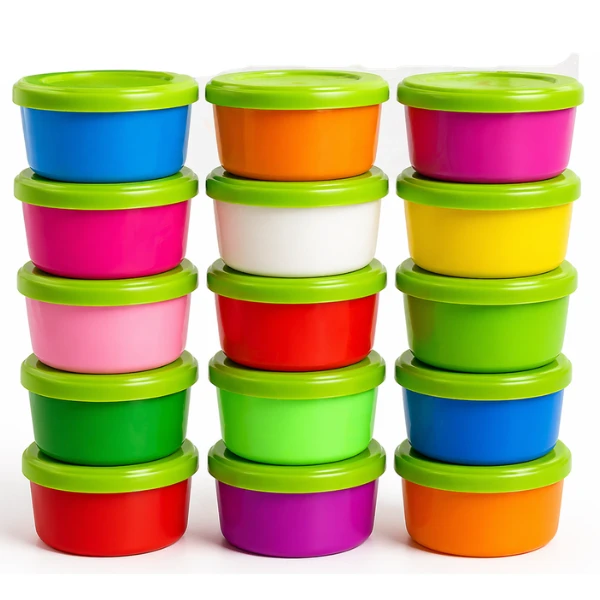 Set de plastilină ușoară 15 culori, 2 modele 2