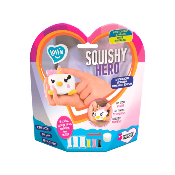 Set de modelare squishy „unicorn” 3