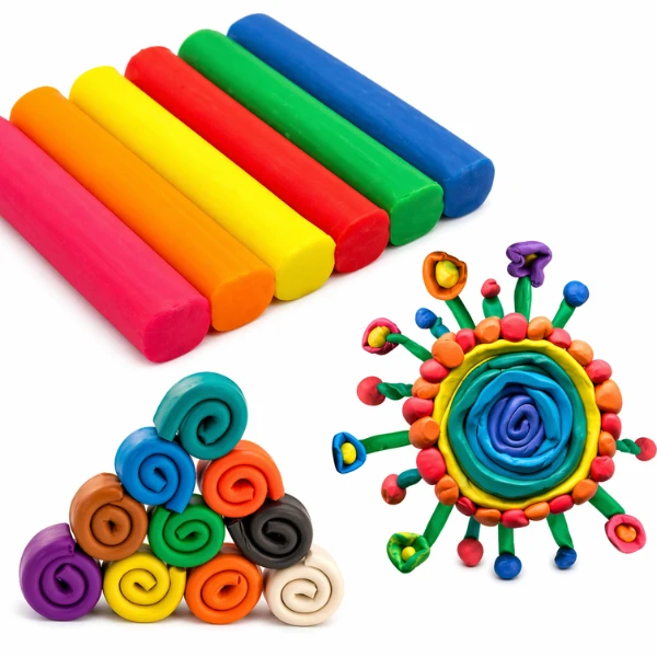Set de modelare cu plastilină ușoară, 2 modele 5