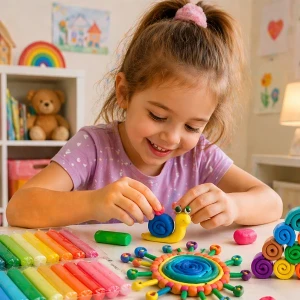 Set de modelare cu plastilină ușoară, 2 modele Thumbnail 6