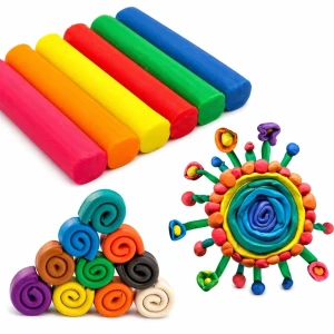 Set de modelare cu plastilină ușoară, 2 modele Thumbnail 5