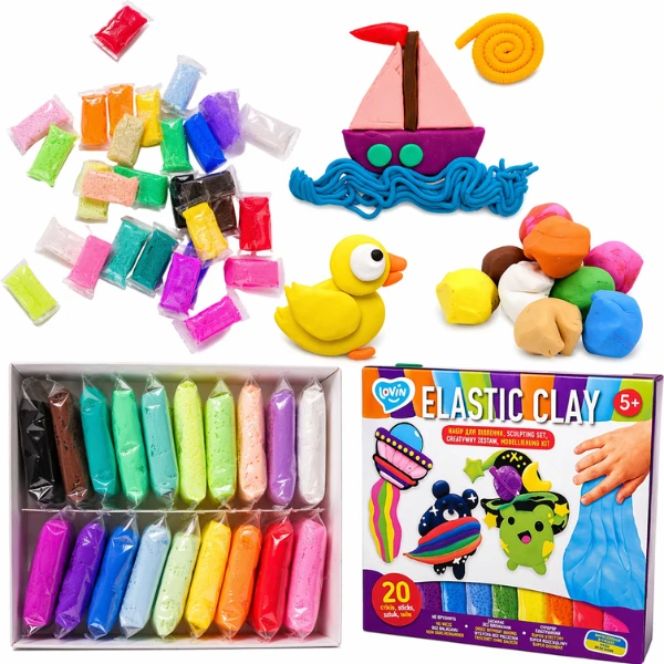 Set de modelare cu plastilină ușoară 4