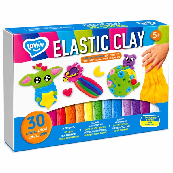 Set de modelare cu plastilină ușoară „extratereștri” 8