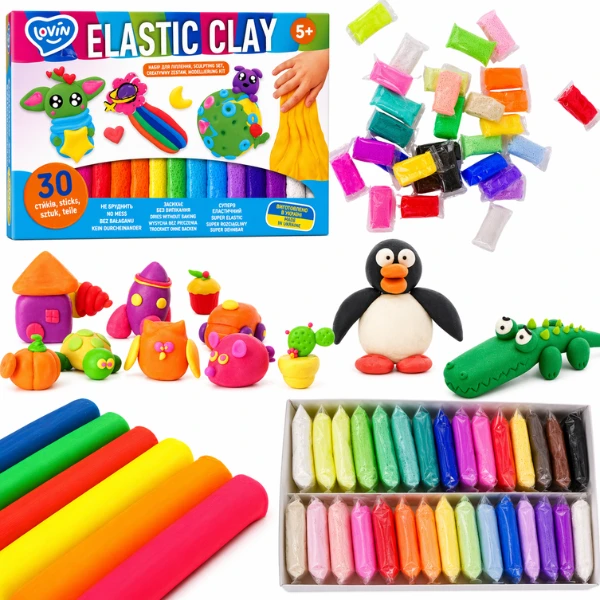 Set de modelare cu plastilină ușoară „extratereștri” 5