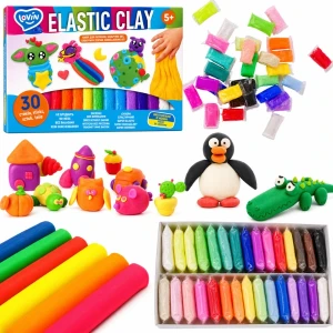 Set de modelare cu plastilină ușoară „extratereștri” Thumbnail 5