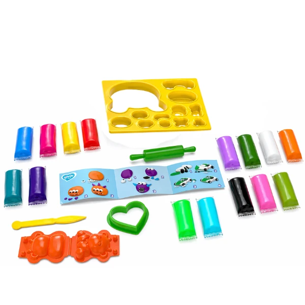 Set de modelare cu plastilină ușoară „compania monștrilor” 2