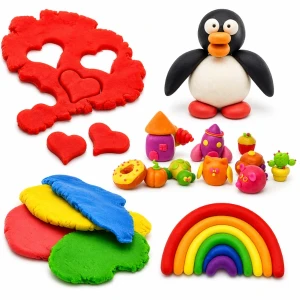 Set de modelare cu plastilină ușoară „compania monștrilor” Thumbnail 5