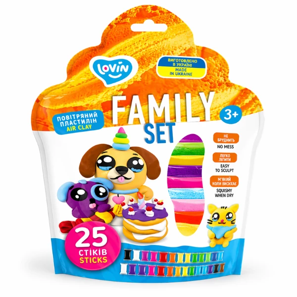 Set de modelare cu plastilină ușoară, 2 modele 6