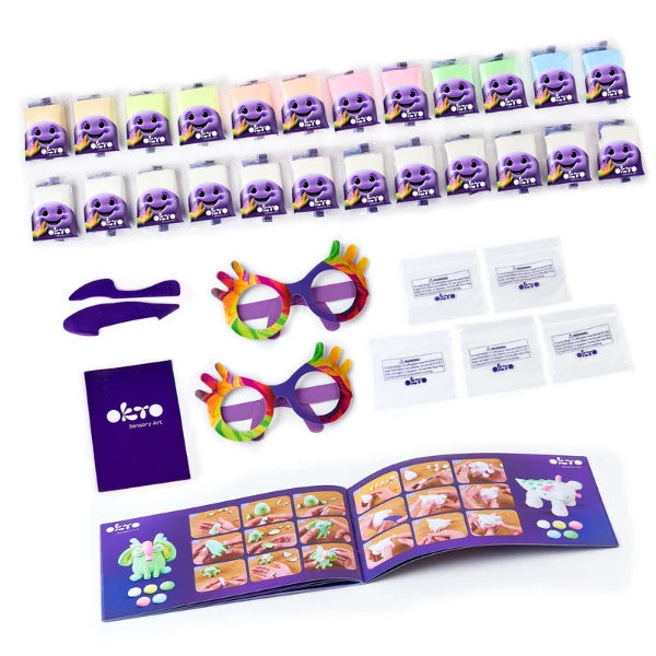 Set de plastilină ușoară „pastel”, 24 buc. 3
