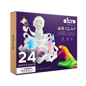 Set de plastilină ușoară „pastel”, 24 buc. Thumbnail 2