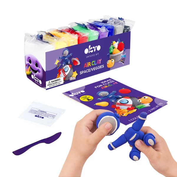 Set de plastilină ușoară „univers”, 10+1 2