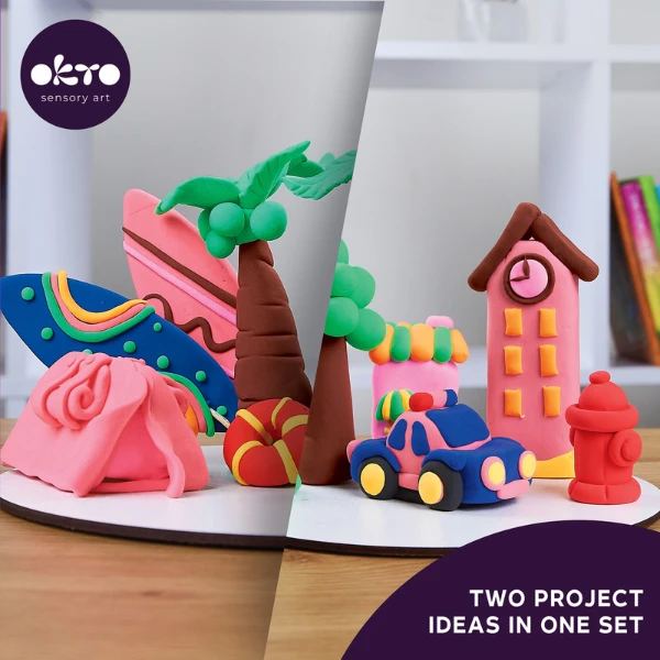 Set de plastilină ușoară „univers”, 10+1 5