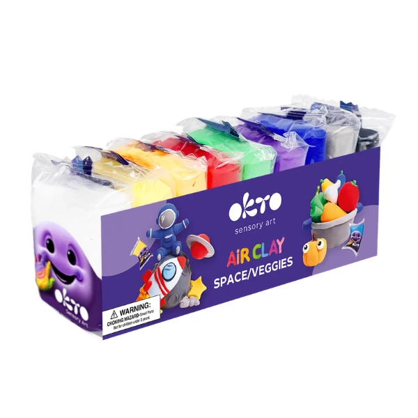 Set de plastilină ușoară „univers”, 10+1 4