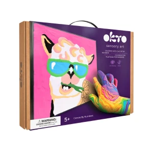 Pictură pe numere 3d cu plastilină ușoară 29x29 сm – lama Thumbnail 2