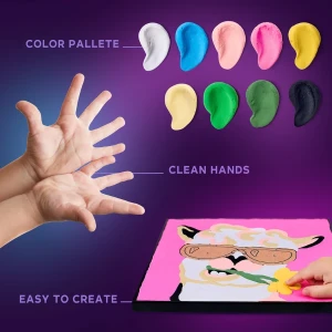 Pictură pe numere 3d cu plastilină ușoară 29x29 сm – lama Thumbnail 5