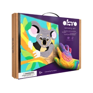 Pictură pe numere 3d cu plastilină ușoară 29x29 сm – koala Thumbnail 2