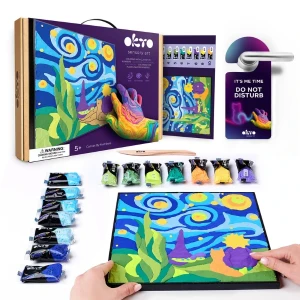 Pictură pe numere 3d cu plastilină ușoară 29x29 сm – micul prinț