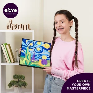 Pictură pe numere 3d cu plastilină ușoară 29x29 сm – micul prinț Thumbnail 3