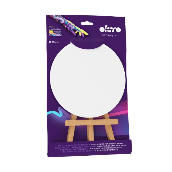 Bază rotundă 16 cm cu mini-șevalet 2