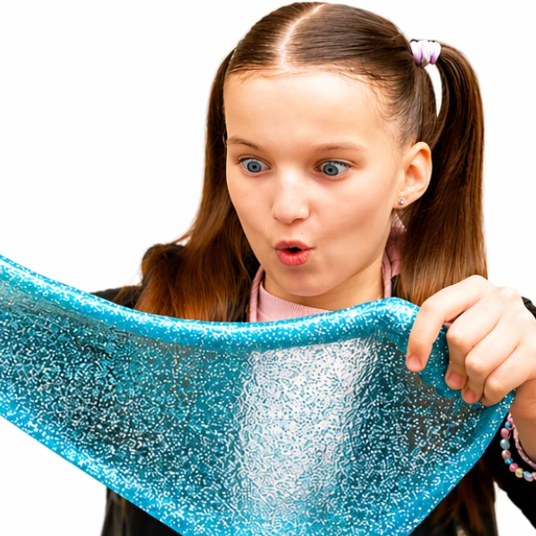 Set pentru realizarea brățărilor „slime: sirenă”, albastru 8