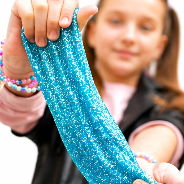 Set pentru realizarea brățărilor „slime: sirenă”, albastru 7